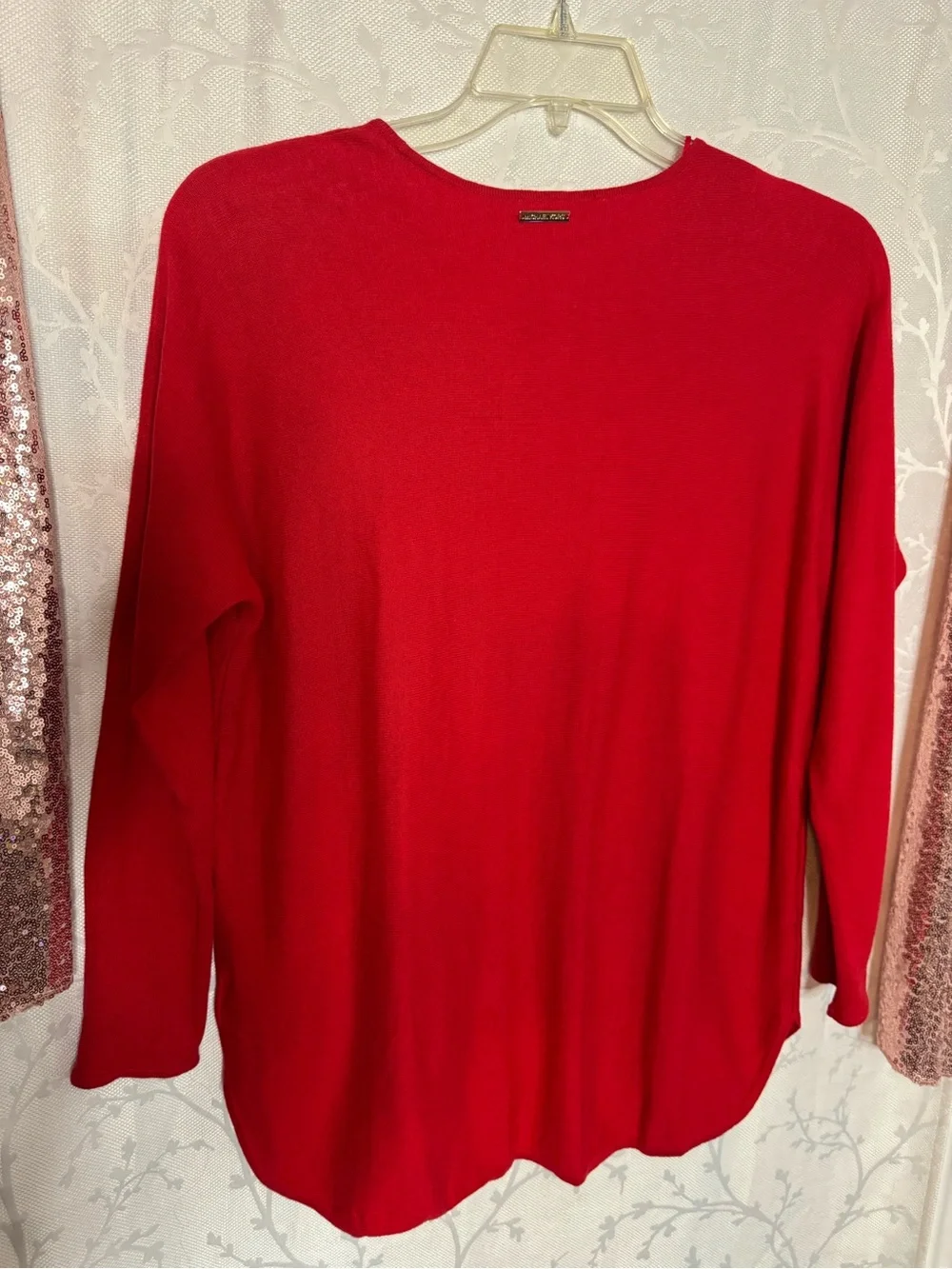 Michael Kors Bright Red Crewneck Sweater